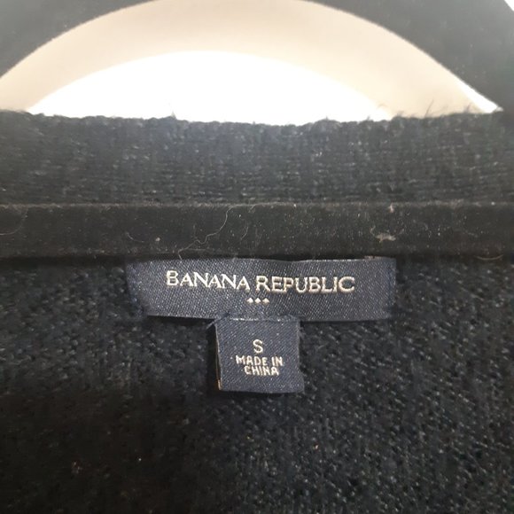 Banana Republic short sleeves cardigan black small - Picture 4 of 5